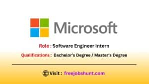 Microsoft Off Campus Drive 2025 Apply Now for Software Engineer Intern ...