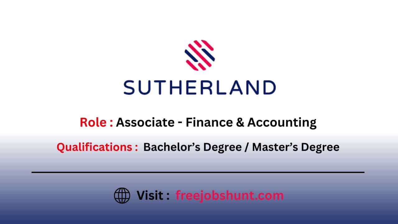 Sutherland off campus drive 2025 Hyderabad