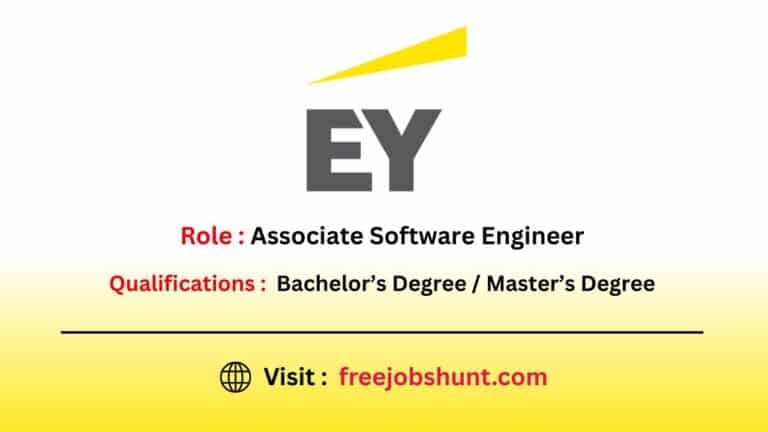 EY Off Campus Drive 2026 Apply Associate Software Engineer Jobs for ...