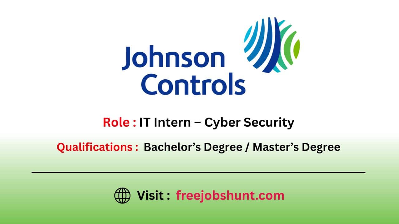 Johnson Controls Off Campus Drive 2026 Hiring