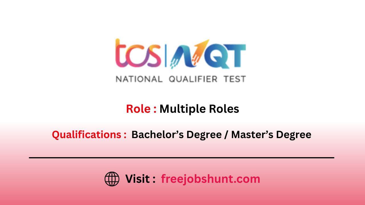 TCS NQT 2026 Across India recruitment