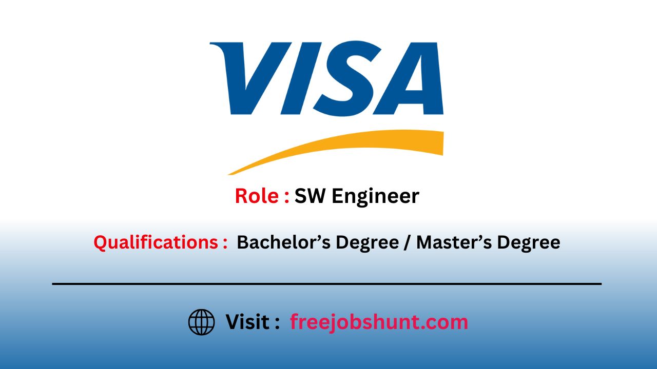 Visa Off Campus Drive 2026 for Software Engineer in Bangalore