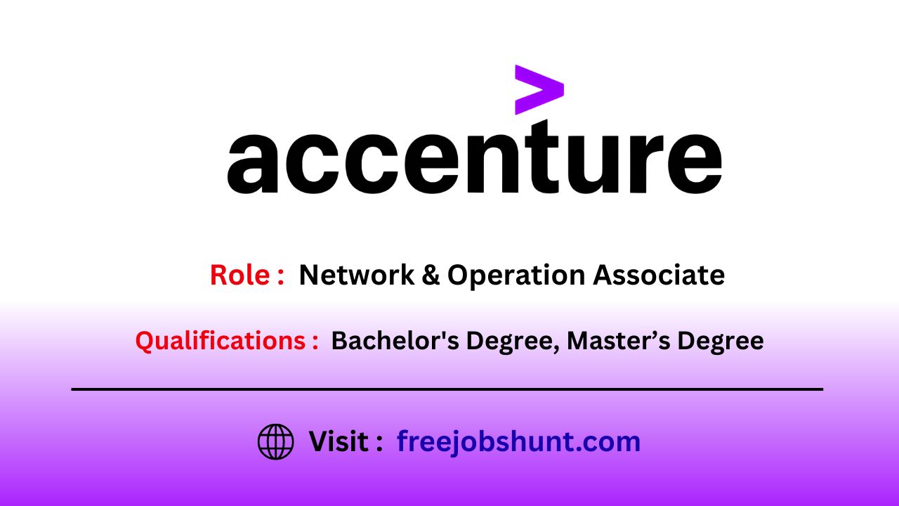 Accenture Freshers Recruitment 2026 job notification