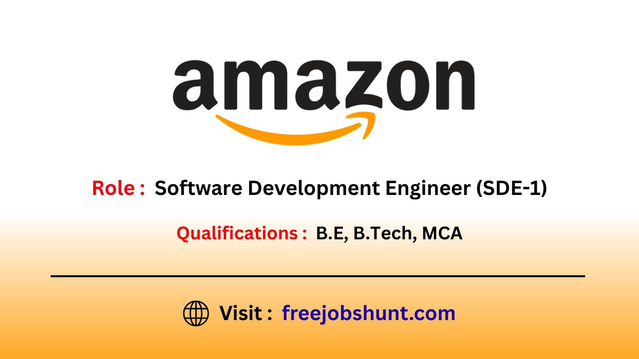 Amazon Off Campus Drive 2026 for SDE in Bangalore