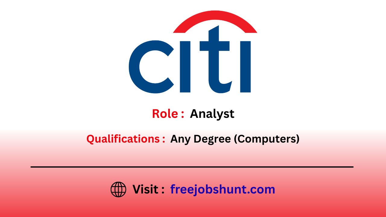 Citi Off Campus Drive 2026 Analyst Hiring in Mumbai