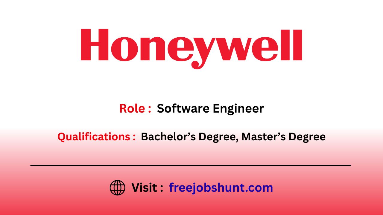 Honeywell off campus drive 2026 for software engineer