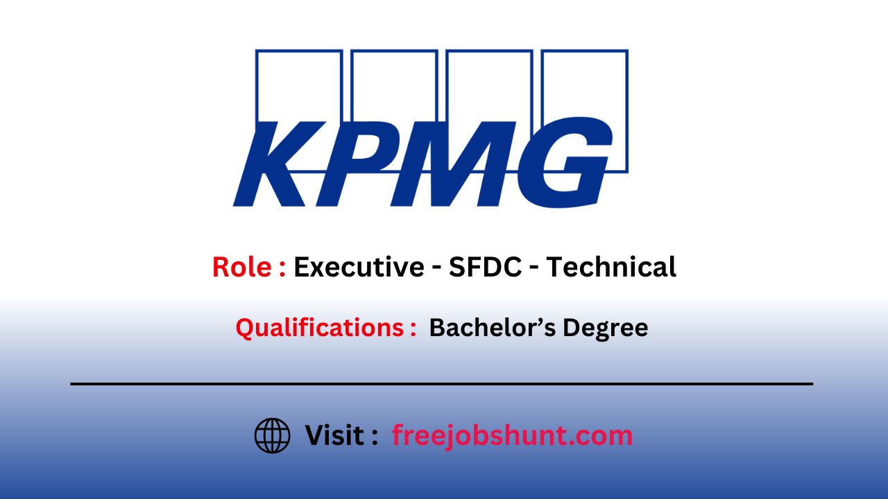 KPMG Off Campus Drive 2026 for Executive SFDC Technical