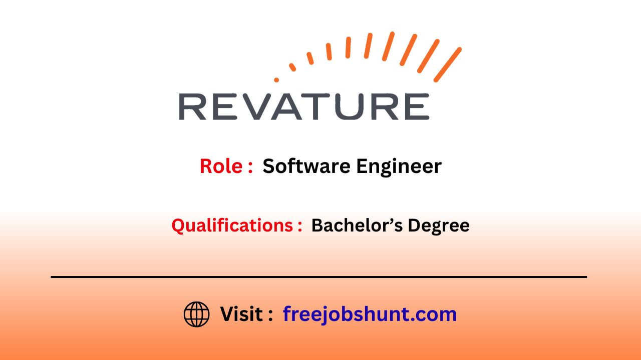Revature Off Campus Drive 2026 for Software Engineer freshers Pan India