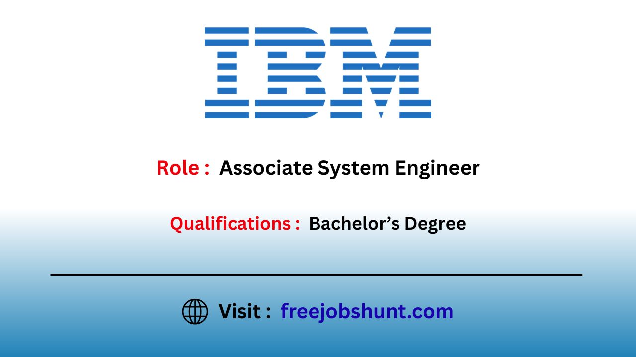 IBM Off Campus Drive 2026 for Associate System Engineer in Hyderabad ...
